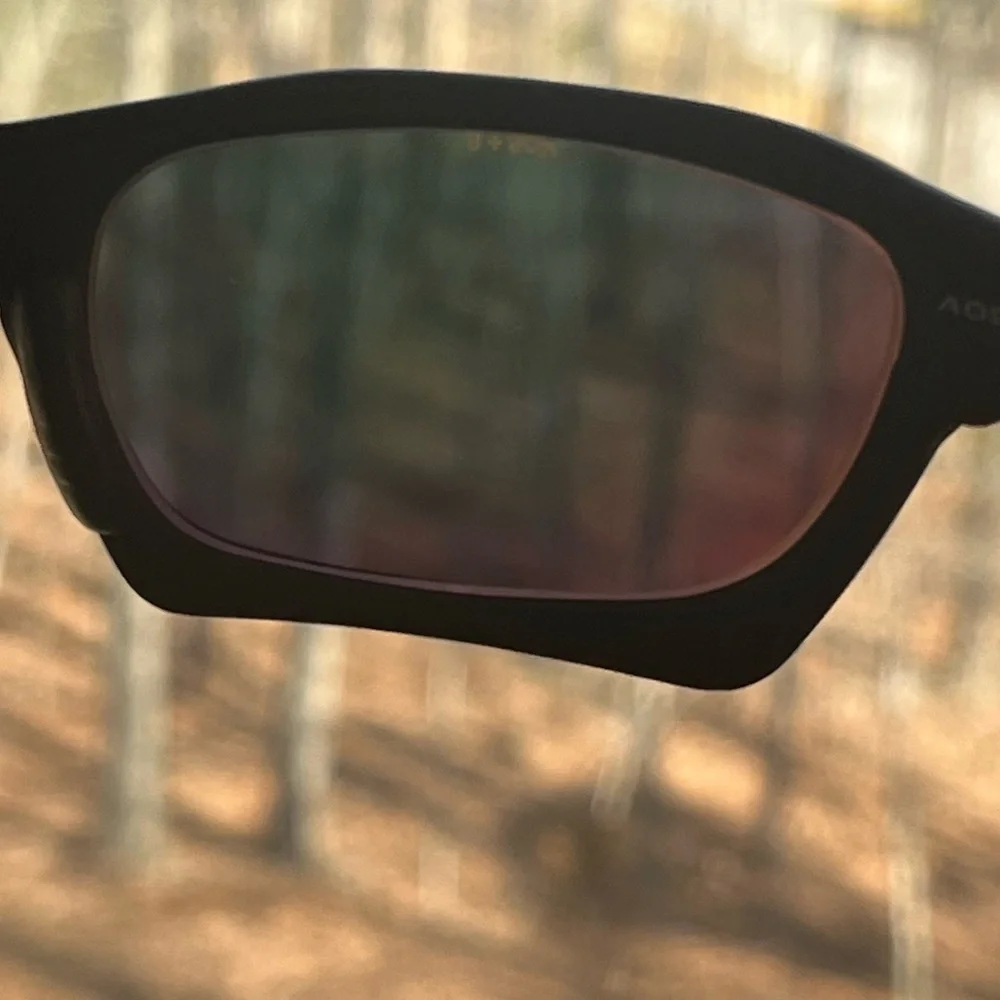 AOS Z87 Forge Black Sunglasses with Yellow Lenses
